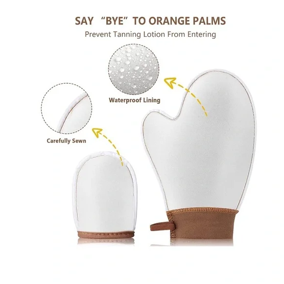 CeleCily Self Tanning Mitt Applicator - Self Tanner Mitt 4 in 1 Set - Picture 6 of 9